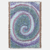 "SPIRAALVORMIGE OMHULSEL" DEKEN (Voorkant Verticaal)