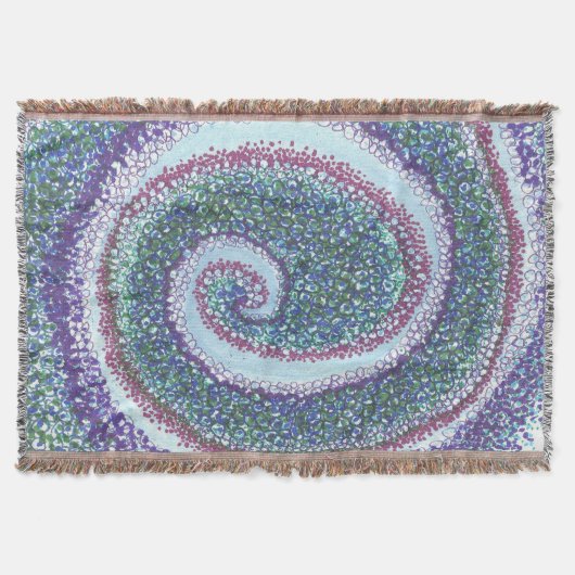 "SPIRAALVORMIGE OMHULSEL" DEKEN (Voorkant)