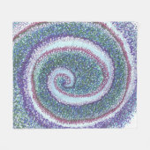 "SPIRAALVORMIGE OMHULSEL" FLEECE DEKEN (Voorkant (Horizontaal))