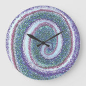 "SPIRAALVORMIGE OMHULSEL" GROTE KLOK (Voorkant)