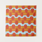 Spiraalvormige stam: Hand getrokken Wandkleed (Voorkant (horizontaal))