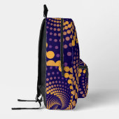 spiraalvortexpatroon bedrukte rugzak (Links)