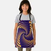 spiraalvortexpatroon schort (Insitu)