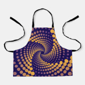 spiraalvortexpatroon schort (Voorkant)