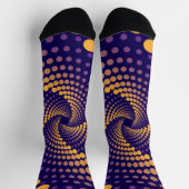 spiraalvortexpatroon sokken (Top)