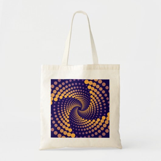 spiraalvortexpatroon tote bag (Voorkant)
