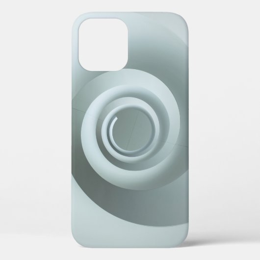 Spiraalwitte en grijze illustratie Case-Mate iPhone case (Achterkant)