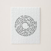 Spiral-alicewonderland2 Legpuzzel (Verticaal)