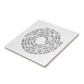 Spiral-alicewonderland2 Tegeltje (Zijkant)