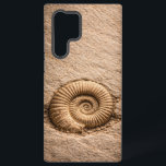 Spiral Ammonite Fossil  Samsung Galaxy Hoesje<br><div class="desc">Elevate your device with "The Standard" in prehistoric art. This design features a perfectly preserved spiral Ammonite fossil rendered in stunning 3D detail, set against a backdrop of fine-grained sandstone.Following our boutique design rules, the fossil is scaled and centered in the lower portion of the case, providing a clean, sophisticated...</div>
