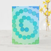 Spiral Art Stimulering Kaart (Gele Bloem)