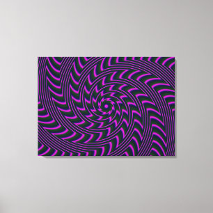 Spiral Art Stretted Canvas Afdrukken