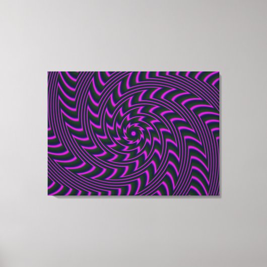 Spiral Art Stretted Canvas Afdrukken (Voorkant)