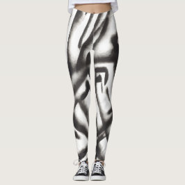 Spiral B&W Leggings
