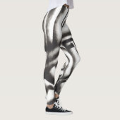 Spiral B&W Leggings (Rechts)