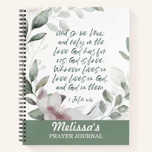 Spiral BIble Verse Gebed journaal Notitieboek (Voorkant)