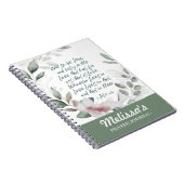 Spiral Bible Verse Gebedsboek Notitieboek (Rechterzijde)