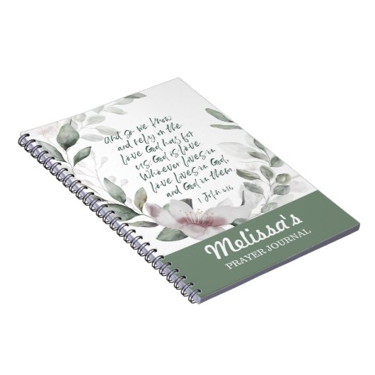 Spiral Bible Verse Gebedsboek Notitieboek (Rechterzijde)