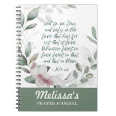 Spiral Bible Verse Gebedsboek Notitieboek (Voorkant)