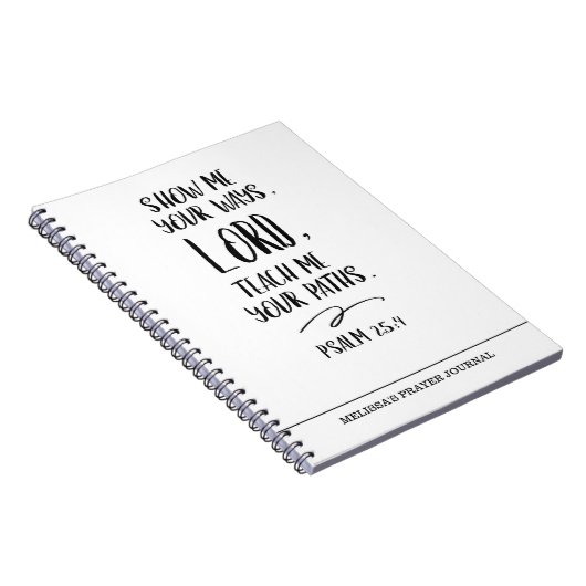 Spiral Bible Verse Gebedsboek Notitieboek (Rechterzijde)