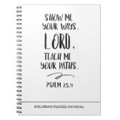 Spiral Bible Verse Gebedsboek Notitieboek (Voorkant)