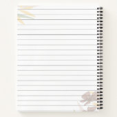 Spiral Binding Heart Printed Paper Diary Notitieboek (Achterkant)