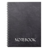 Spiral black Photo Notebook Notitieboek (Voorkant)