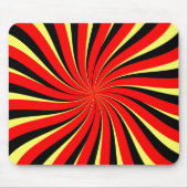 Spiral Black Red Yellow Muismat (Voorkant)