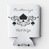 Spiral Black Spades Thunder_Cove, tattoo-stijl Blikjeskoeler (Achterkant)