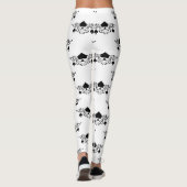 Spiral Black Spades Thunder_Cove, tattoo-stijl Leggings (Achterkant)