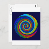 Spiral Blur Briefkaart (Voorkant / Achterkant)