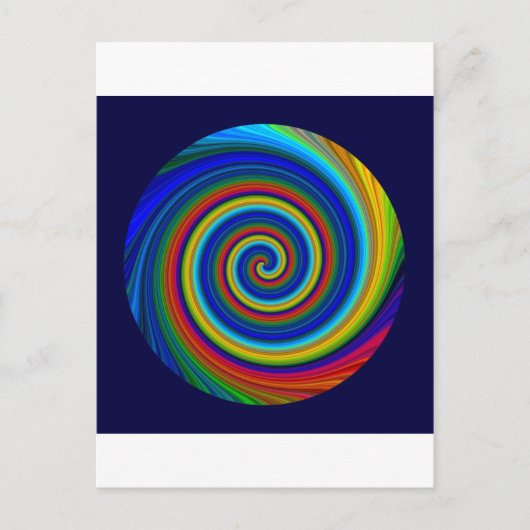 Spiral Blur Briefkaart (Voorkant)