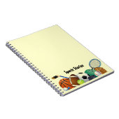 Spiral-Bond Notitieboek voor sportdoeleinden (Rechterzijde)