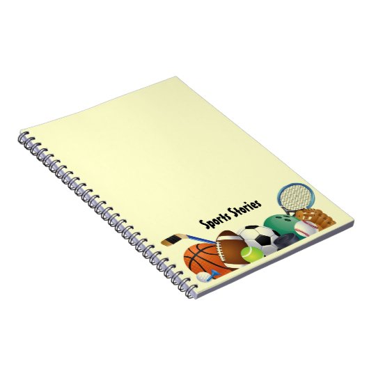 Spiral-Bond Notitieboek voor sportdoeleinden (Rechterzijde)