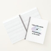 Spiral-Bound Hardcover Notitieboek van Overachieve (Binnen)
