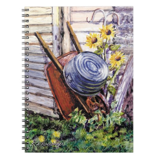 Spiral-bound met binnenbekleed papier notebook, 6, notitieboek (Voorkant)