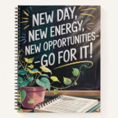 Spiral Bound Notitieboek - Inspirerend quotes (Voorkant)