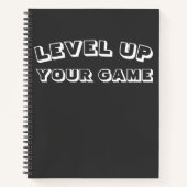 Spiral Bound Notitieboek "LEVEL UP YOUR GAME" (Voorkant)