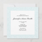 Spiral Bridal Shower Kaart (Voorkant)