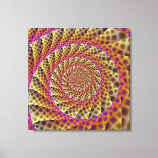 Spiral canvas op de luipaard afdruk (Voorkant)