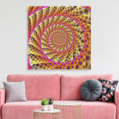 Spiral canvas op de luipaard afdruk (Insitu (Woonkamer))