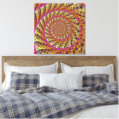 Spiral canvas op de luipaard afdruk (Insitu (Slaapkamer))
