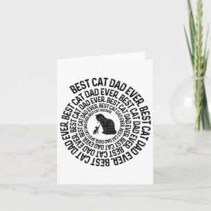 Spiral Cat Daddy - Beste kat Papa Daddy Ooit Spira Kaart