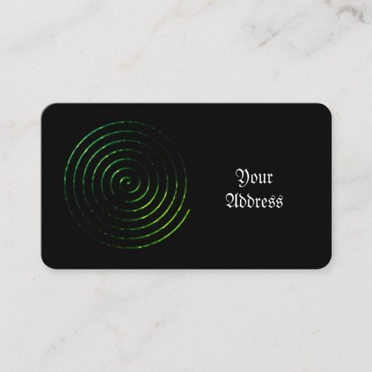 Spiral Celtic symbol Visitekaartje (Voorkant)