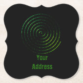 Spiral Celtic symbol Visitekaartje Kartonnen Onderzetters (Voorkant)