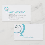 Spiral Chat Visitekaartje (Voorkant / Achterkant)