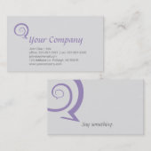 Spiral Chat Visitekaartje (Voorkant / Achterkant)