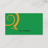 Spiral Chat Visitekaartje (Achterkant)