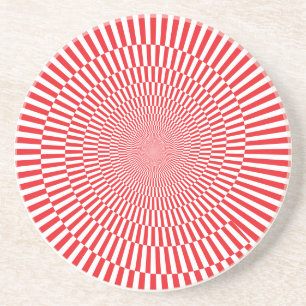 Spiral Checkerboard-Onderzetters Zandsteen Onderzetter