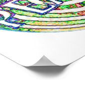 Spiral Circle Peace Poster (Hoek)